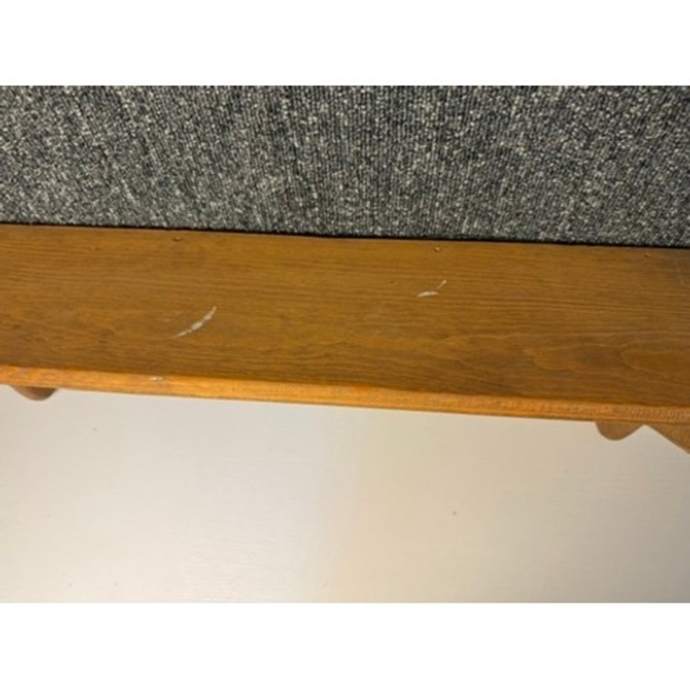 Vintage Wood Heart Cutout Wall Shelf Blue Distressed Country Cottagecore GUC - Picture 4 of 9